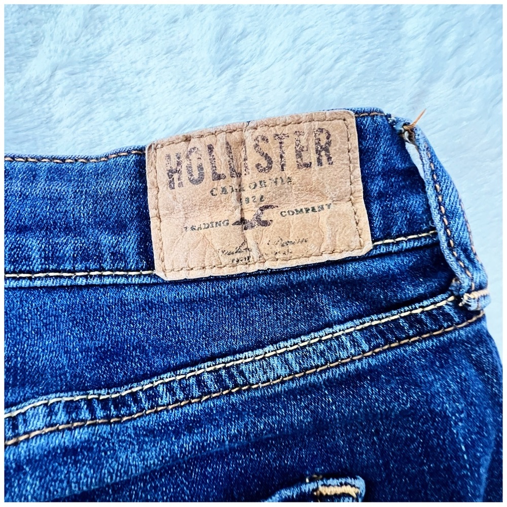 Hollister Distressed Raw Hem Jeans Size 29 - Picture 13 of 16